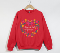 Load image into Gallery viewer, Trust In The Lord With All Your Heart - Christian Sweatshirt
