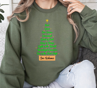Load image into Gallery viewer, Jesus Names Our Redeemer - Christmas Sweatshirt
