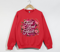 Load image into Gallery viewer, Trust In The Lord With All Your Heart - Christian Sweatshirt
