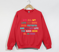 Load image into Gallery viewer, Faithful And Good - Goodness Of God Lyrics Sweatshirt
