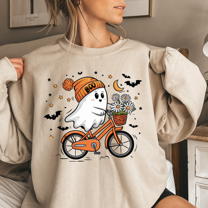 Ghost on a Bike Sweatshirt