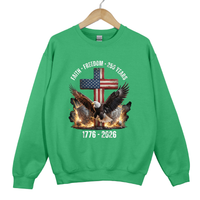 Load image into Gallery viewer, Faith Freedom 250 Years Shirt, 1776 2026 Patriotic Eagle, Christian American Cross Shirt, USA Independence Gift