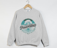Load image into Gallery viewer, Perseverance James 1:3 - Christian Sweatshirt
