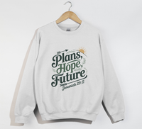 Load image into Gallery viewer, Jeremiah 29:11 Plans, Hope And Future - Sweatshirt
