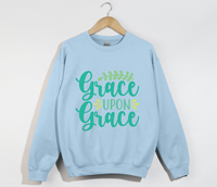 Load image into Gallery viewer, Grace Upon Grace - Christian Sweatshirt
