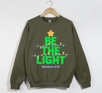 Load image into Gallery viewer, Be The Light - Christmas Sweatshirt
