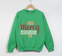Load image into Gallery viewer, His Mercy Rescues Me - Christian Sweatshirt
