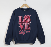 Load image into Gallery viewer, Love Like Jesus - Christian Sweatshirt
