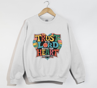 Load image into Gallery viewer, Trust In The Lord With All Your Heart - Christian Sweatshirt
