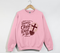 Load image into Gallery viewer, Christ Died For Us - Christian Sweatshirt