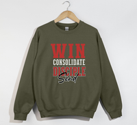 Load image into Gallery viewer, Win Consolidate Disciple Send - Christian Sweatshirt
