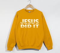 Load image into Gallery viewer, Jesus Did It - Christian Sweatshirt
