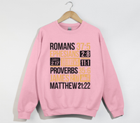 Load image into Gallery viewer, Bible Faith Verses - Christian Sweatshirt
