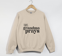 Load image into Gallery viewer, This Grandma Prays - Mom Sweatshirt
