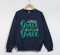 Load image into Gallery viewer, Grace Upon Grace - Christian Sweatshirt
