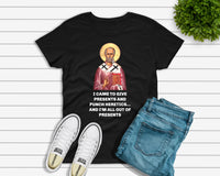 Load image into Gallery viewer, St Nicholas Funny Meme Unisex Tee
