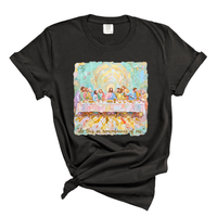 Load image into Gallery viewer, Christian Last Supper Do This In Remembrance Of Me Comfort Colors Tee