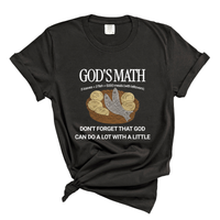 Load image into Gallery viewer, Gods Math Loaves and Fish - Comfort Colors Tee