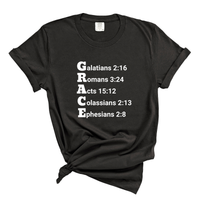 Load image into Gallery viewer, Grace Bible Verse Shirt - Christian Comfort Colors Tee
