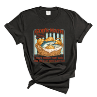Load image into Gallery viewer, God's Math Loaves and Fish - Comfort Colors Tee