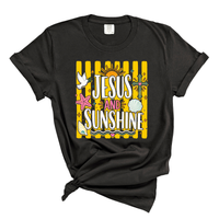Load image into Gallery viewer, Jesus and Sunshine - Comfort Colors Tee