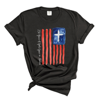 Load image into Gallery viewer, 250 Years Of Gods Grace On America - Patriotic Comfort Colors Women's Tee