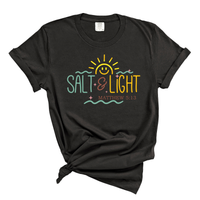 Load image into Gallery viewer, Salt And Light - Colorful Scripture Comfort Colors Tee
