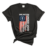 Load image into Gallery viewer, One Nation Under God - Patriotic Christian Comfort Colors Tee