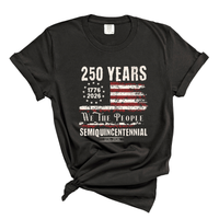 Load image into Gallery viewer, 250 Years America Patriotic Shirt Comfort Colors Tee