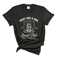 Load image into Gallery viewer, Pray Like a Girl Shirt - Catholic Women's Tee