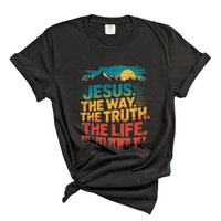 Load image into Gallery viewer, Jesus The Way The Truth The Life - Comfort Colors Tee