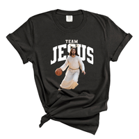 Load image into Gallery viewer, Team Jesus Basketball - Funny Faith Sports Comfort Colors Tee