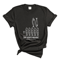 Load image into Gallery viewer, God Always Provides Shirt - God's Math Bible Verse Tee