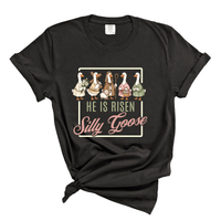 Load image into Gallery viewer, He Is Risen Silly Goose - Funny Christian Easter Comfort Colors Tee