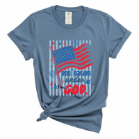 Load image into Gallery viewer, One Nation Under God - Patriotic Christian Shirt Comfort Colors Tee