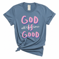 Load image into Gallery viewer, God Is Good All the Time - Christian Women's Tee Shirt