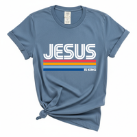 Load image into Gallery viewer, Jesus Is King Shirt - Comfort Colors Tee