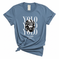 Load image into Gallery viewer, YOLO J/K BRB Jesus - Comfort Colors Tee