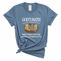 Load image into Gallery viewer, Gods Math Loaves and Fish - Comfort Colors Tee
