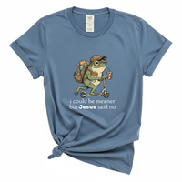 Load image into Gallery viewer, I Could Be Meaner But Jesus Said No - Christian Humor Shirt