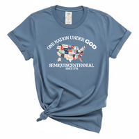 Load image into Gallery viewer, One Nation Under God - Semiquincentennial Comfort Colors Tee