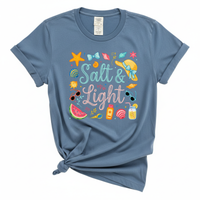 Load image into Gallery viewer, Salt And Light - Beach Themed Comfort Colors Women's Tee