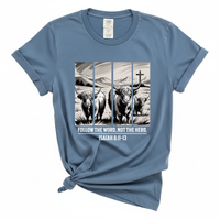 Load image into Gallery viewer, Follow The Word Not The Herd - Comfort Colors Tee