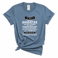 Load image into Gallery viewer, Funny Daughter Shirt - I'm Not A Perfect Daughter Comfort Colors Tee