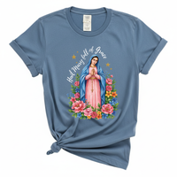 Load image into Gallery viewer, Hail Mary Full Of Grace - Comfort Colors Women's Tee