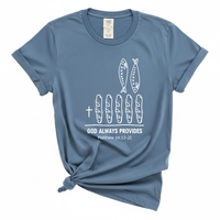Load image into Gallery viewer, God Always Provides Shirt - God's Math Bible Verse Tee