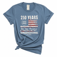 Load image into Gallery viewer, 250 Years America Patriotic Shirt Comfort Colors Tee