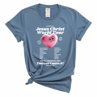 Load image into Gallery viewer, Jesus Christ World Tour - Comfort Colors Women's Tee