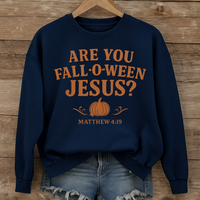 Load image into Gallery viewer, Are You Fall-O-Ween Jesus Shirt | Christian Pumpkin Fall Halloween Scripture Tee
