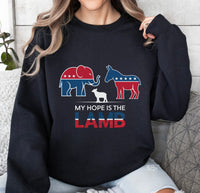 Load image into Gallery viewer, My Hope is the Lamb Sweatshirt
